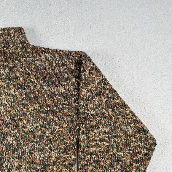 Amy‎ Brill Sweater Women’s L/XL Brown Marled Knit Cotton Chunky Slouchy Pocket - Picture 16 of 16